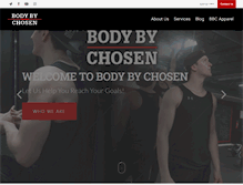 Tablet Screenshot of bodybychosen.com